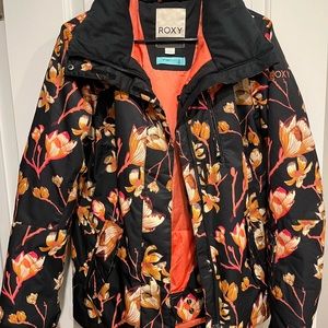 ROXY ski/snowboard jacket! Worn once and dry cleaned. Size L.